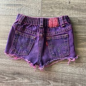Baby Girls Vintage Levi Jean Shorts